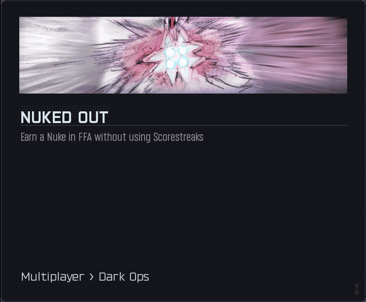 BO7 FFA Nuke calling card unlock preview